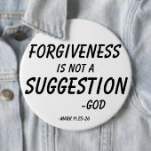 FORGIVENESS ist kein Vorschlag Anpassen Button (Beispiel)