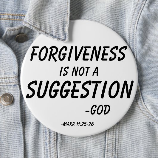 FORGIVENESS ist kein Vorschlag Anpassen Button (Beispiel)