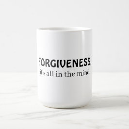 Forgiveness, it's all in the mind kaffeetasse