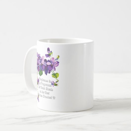 Forgivenss ist der Duft Kaffeetasse (Vorderseite Links)