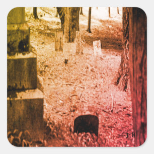 Forgotten Grave  Quadratischer Aufkleber