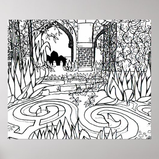 Forgotten Indian Temple Poster (Vorne)