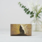 forgotton Lied eines Wolfs Visitenkarte (Stehend Vorderseite)
