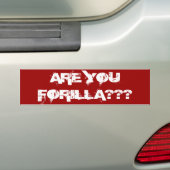 FORILLA PLATTENEN-AUTOAUFKLEBER AUTOAUFKLEBER (Auf Auto)
