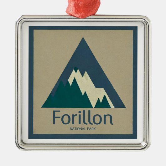 Forillon National Park Rustic Ornament Aus Metall (Vorne)