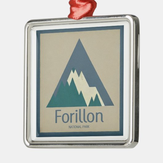Forillon National Park Rustic Ornament Aus Metall (Links)