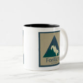 Forillon National Park Rustic Zweifarbige Tasse (VorderseiteRechts)