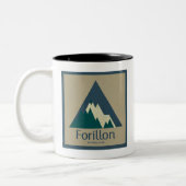 Forillon National Park Rustic Zweifarbige Tasse (Links)