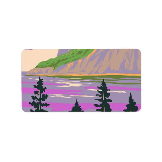 Forillon-Nationalpark Adressaufkleber (Vorne)