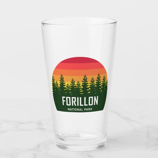 Forillon-Nationalpark Glas (Vorderseite)