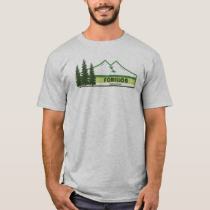 Forillon Nationalpark Grüne Streifen T-Shirt