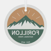 Forillon-Nationalpark Ornament Aus Glas (Rückseite)