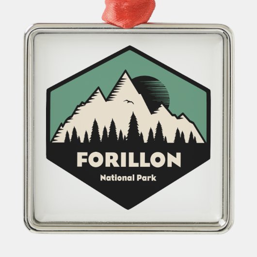 Forillon-Nationalpark Ornament Aus Metall (Vorne)