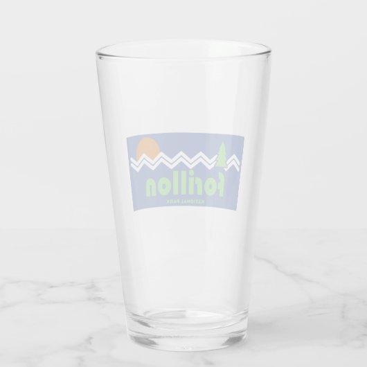 Forillon Nationalpark Retro Glas (Rückseite)