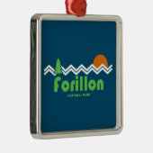Forillon Nationalpark Retro Ornament Aus Metall (Rechts)