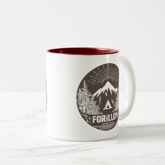 Forillon-Nationalpark Zweifarbige Tasse (VorderseiteRechts)