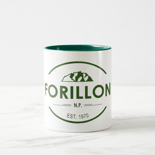 Forillon-Nationalpark Zweifarbige Tasse (Mittel)