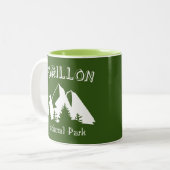 Forillon-Nationalpark Zweifarbige Tasse (Vorderseite Links)