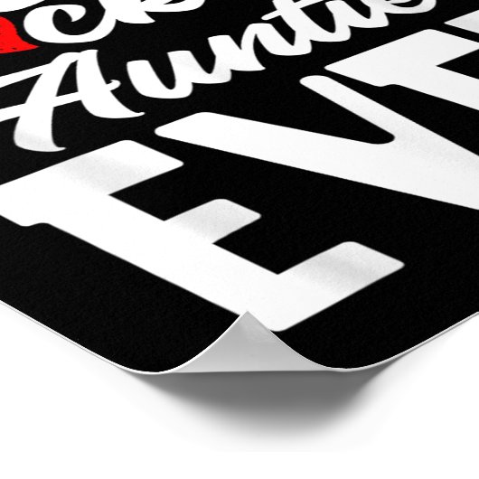 Foring Auntie Ever - Cool Grandaunt Aunt Gift Poster (Ecke)