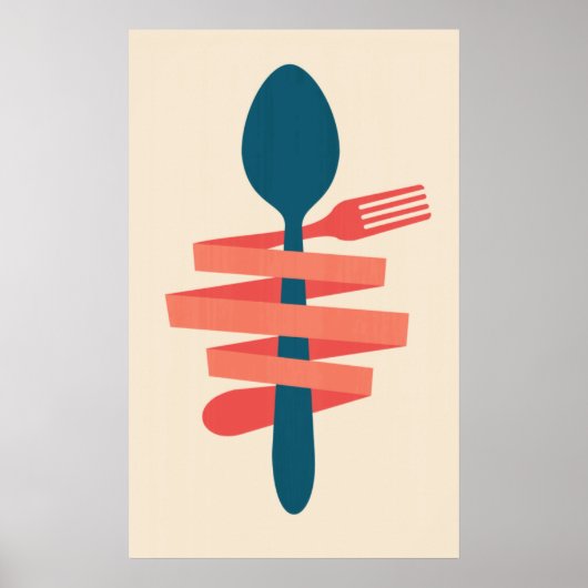 Fork And Spoon Poster (Vorne)