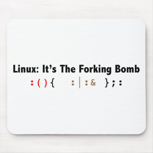 fork_bomb_black.png mousepad (Vorne)