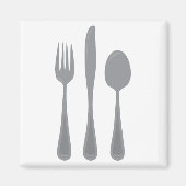 Fork Knife Spoon Magnet (Vorne)