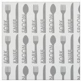 Fork Knife Spoon Stoff (Muster)