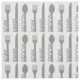 Fork Knife Spoon Stoff