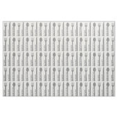 Fork Knife Spoon Stoff (Fat Quarter (45,7 x 55,9 cm))