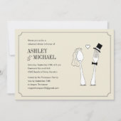 Fork Lieben Spoon Probe Abendessen Einladungen (Vorderseite)