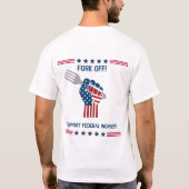 Fork Off T Shirt (Rückseite)