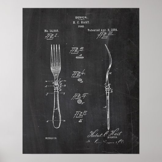Fork Patent Poster (Vorne)