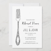 Fork Probe Dinner Einladung (Vorderseite)