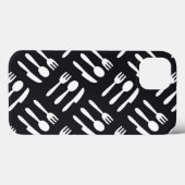Fork spoon knife pattern Case-Mate iPhone hülle (Rückseite (Horizontal))