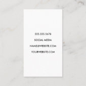 Fork Spoon Logo Terminkarte (Rückseite)