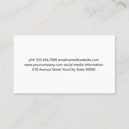 Fork Spoon | Restaurant Küche Utensils Visitenkarte (Rückseite)