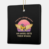 Forklift Angel Keramikornament (Links)