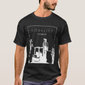 Forklift Chinese Hanzi Lift Truck Pro Forklift Ope T-Shirt (Vorderseite)
