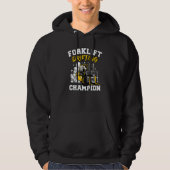 Forklift Drifting Champion Warehouse Forklift Oper Hoodie (Vorderseite)