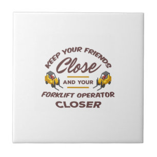 Forklift Friends Fliese
