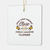 Forklift Friends Keramikornament (Links)