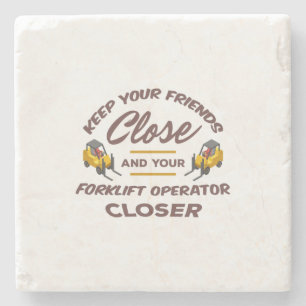 Forklift Friends Steinuntersetzer