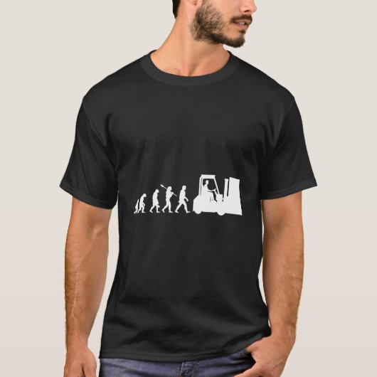 Forklift Hu Evolution Warehouse Gabelstapler T-Shirt (Vorderseite)