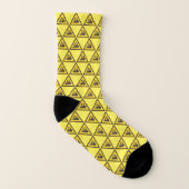 Forklift Operator Driver Fun Caution Novelty Cozy Socken (Rechts - Außen)