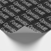 Forklift Operator Extraordinator Geschenkpapier (Ecke)