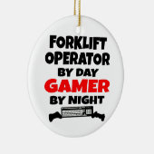 Forklift Operator Gamer Keramikornament (Rechts)
