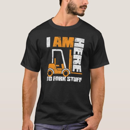 Forklift Operator Logistics Warehouse Forklift Dr. T-Shirt (Vorderseite)