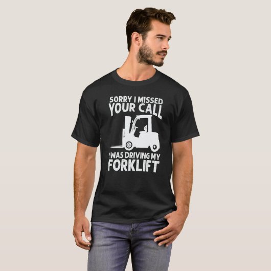 Forklift Operator Truck Worker  3 T-Shirt (Vorne ganz)