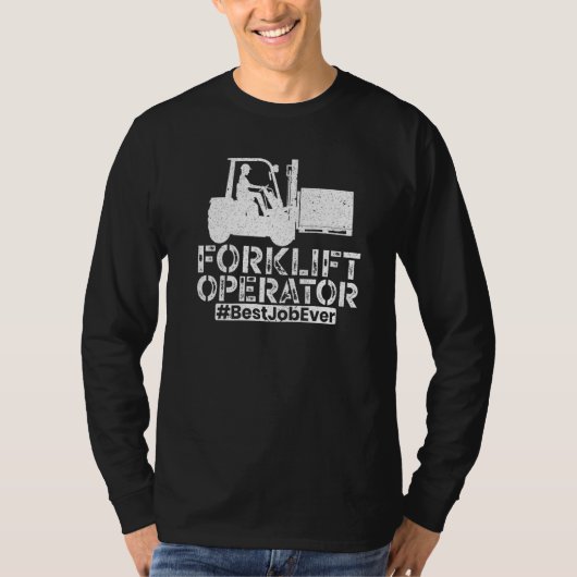 Forklift Operator Truck Worker Premium_6 T-Shirt (Vorderseite)