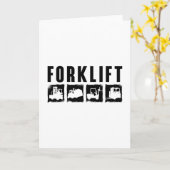 Forklift Quote Forklift Operator Karte (Gelbe Blume)
